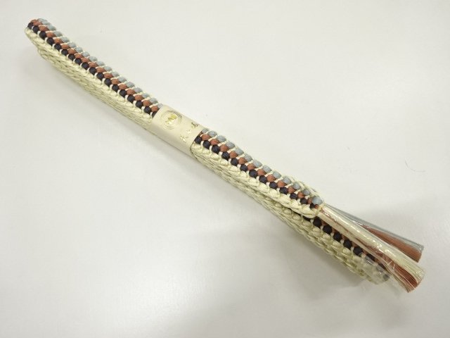 JAPANESE KIMONO / HANDTIED OBIJIME CORD